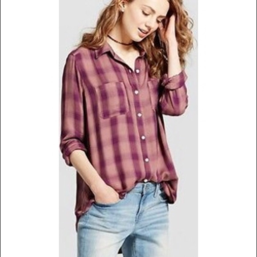 Mossimo Flannel Sweatshirt